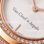 Replica Van Cleef & Arpels Charms Bvf 253238mm Mop Dial In Rg Diamond Bezel (5)