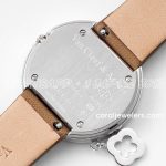 Replica Van Cleef & Arpels Charms Bvf 253238mm White Dial In Steel Diamond Bezel (8)