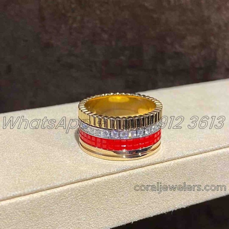 Boucheron Quatre Red Edition Large Ring Jrg03021 (5)