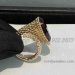 Boucheron Serpent Bohème Ring, L Motif Rhodolite Jrg02784 (2)