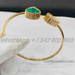 Boucheron Serpent Bohème Bracelet Yellow Gold With Malachite And Diamonds (4)