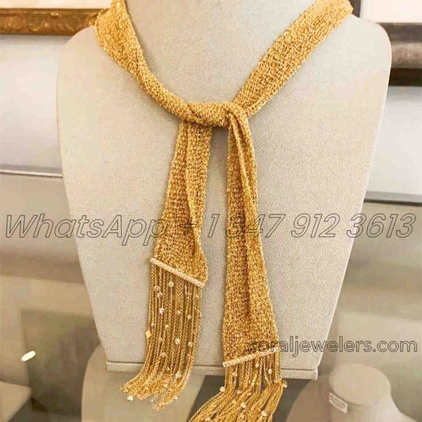 Boucheron Delilah Yellow Gold Necklace Jcl01063 (1)