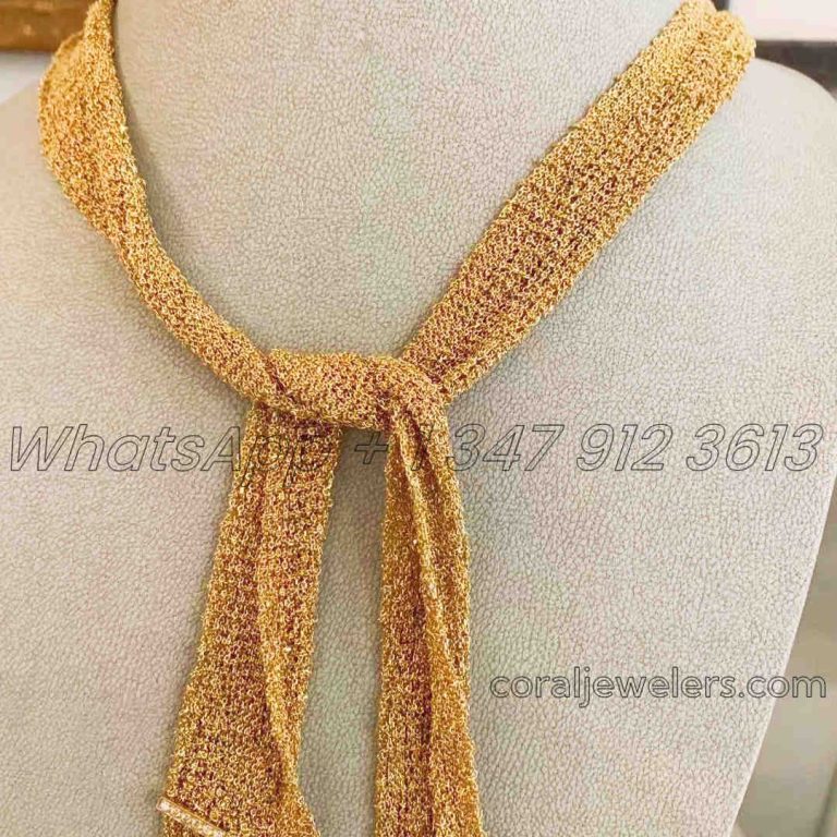 Boucheron Delilah Yellow Gold Necklace Jcl01063 (2)