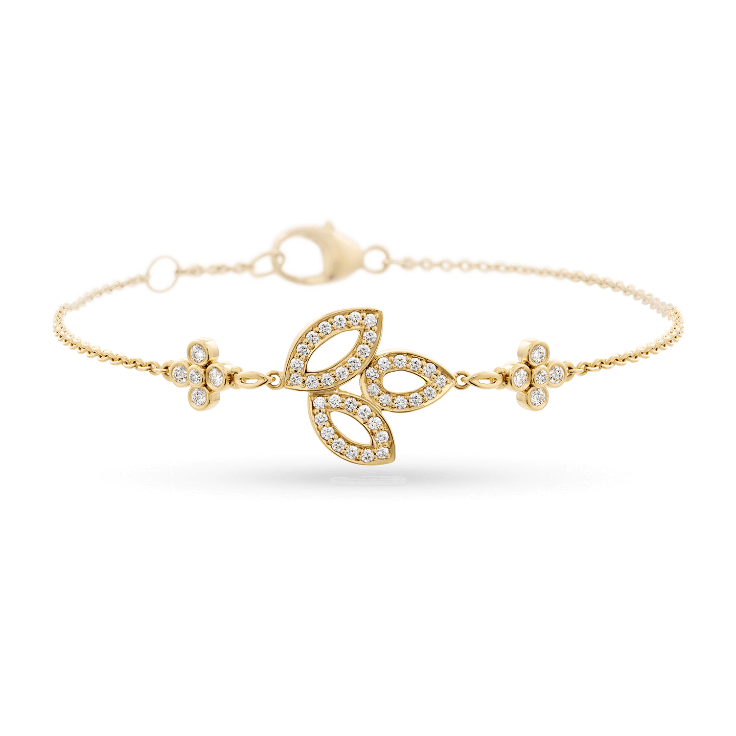 Lily Cluster By Harry Winston Bracelet Diamond Yellow Gold Brdysm1mlc E 1